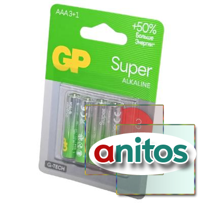   GP Super GP24AA213/1-2CRSBC4 G-TECH LR03 3+1 BL4