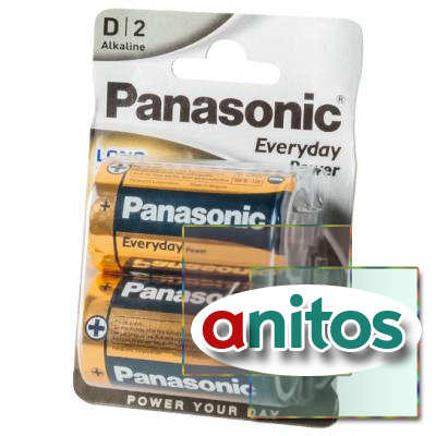   Panasonic Everyday Power LR20EPS/2BP LR20 BL2