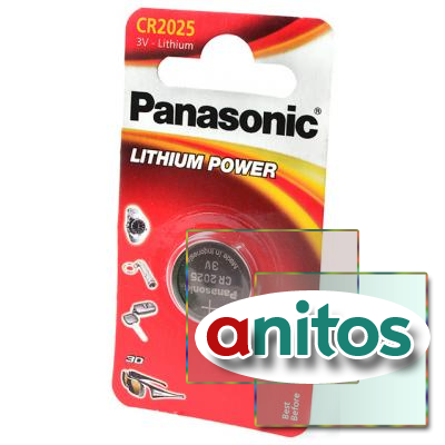    Panasonic Lithium Power CR-2025EL/1B CR2025 BL1