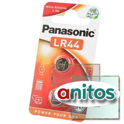    Panasonic LR44EL/2B AG13 (0% Hg) BL2