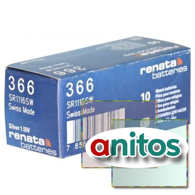  RENATA SR1116S    366 (0%Hg), . 10 