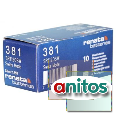 ������� ������� RENATA SR1120S    381 (0%Hg), ����. 10 ��