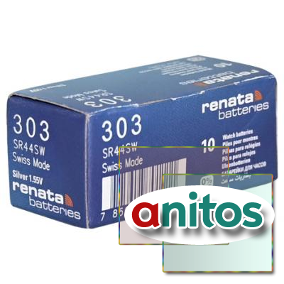   RENATA SR44SW    303 (0%Hg), . 10 