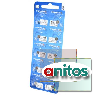 ������� ������� RENATA SR512SW   335 (0%Hg) BL10