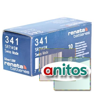   RENATA SR714SW   341 (0%Hg), . 10 