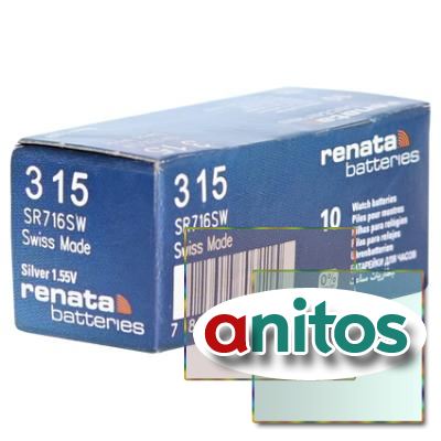   RENATA SR716SW  315 (0%Hg), . 10 