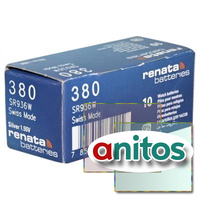   RENATA SR936W    380 (0%Hg), . 10 