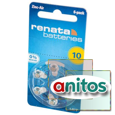    RENATA Zinc-Air 10 BL6