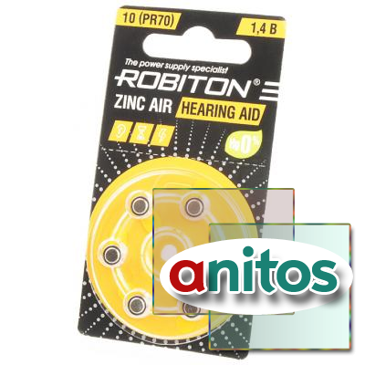  - ROBITON HEARING AID R-ZA10-BL6 10 PR70 DA230 V10 BL6
