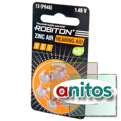  - ROBITON HEARING AID R-ZA13-BL6 13 PR48 DA13 V13A BL6