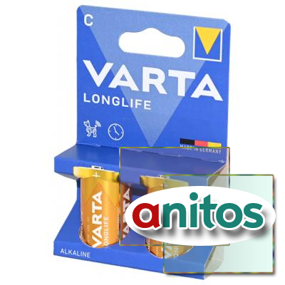������� ������� VARTA LONGLIFE 4114 LR14 BL2