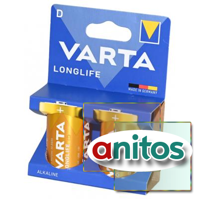 ������� ������� VARTA LONGLIFE 4120 LR20 BL2