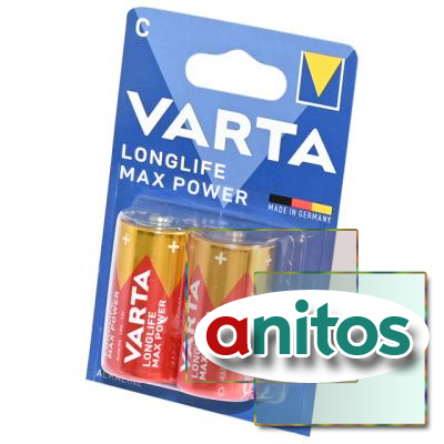   VARTA LONGLIFE MAX POWER LR14 BL2