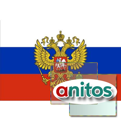 Флаг РФ с гербом 90х135 интерьерный