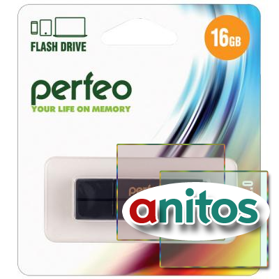 - Perfeo USB 16GB C01G2 Black