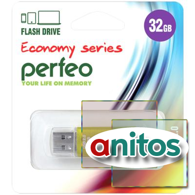 - Perfeo USB 32GB E01 Gold economy series