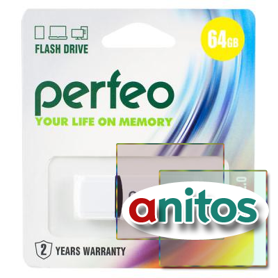 - Perfeo USB 64GB C02 White