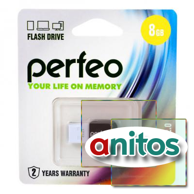 - Perfeo USB 8GB M02 White