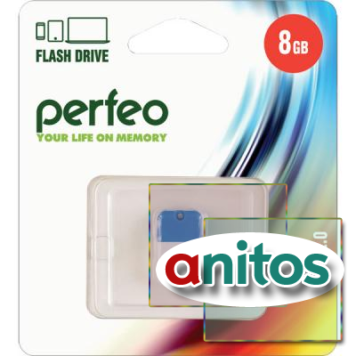 - Perfeo USB 8GB M04 Blue