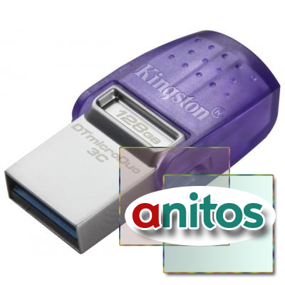 - Kingston microDuo 3C G3, 128 , USB 3.2 & USB Type-C  Type-A