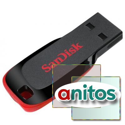 - SanDisk Cruzer Blade, 128Gb, USB 2.0, /, SDCZ50-128G-B35