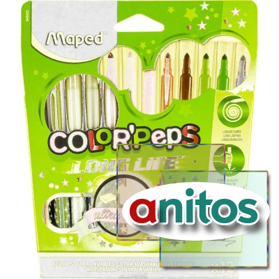 ���������� Maped COLOR'PEPS LONG LIFE,3���.���.����,�������,12��/���,845020