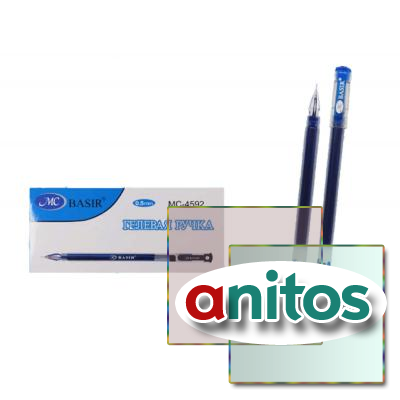 Гелевая ручка: одноразовая-увеличенный объём чернил; пластиковый полупрозрачный корпус, гранёный наконечник, игольчатый-0,5 mm, цвет чернил синий.