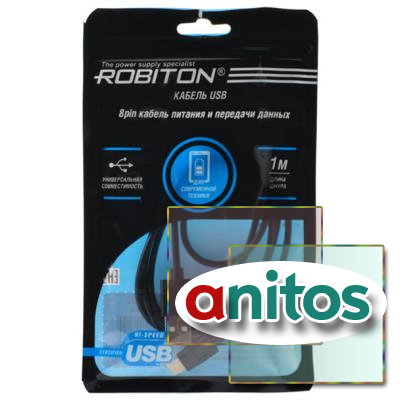  ROBITON P7 black 8pin AppleLightning SyncCharg 1  PH1