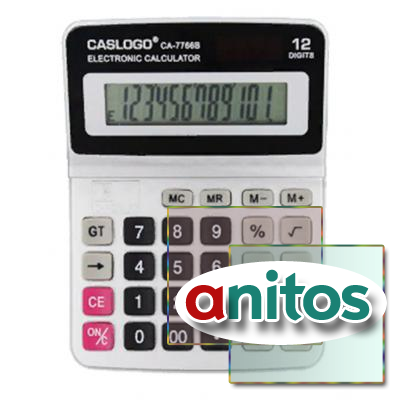 Калькулятор: 12-разрядный, в индивидуальной упаковке, размер упаковки-14,4*11,2*3,0 см.