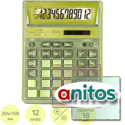 ����������� ���������� ����.Attache AF-888,12�,��.���,204x158��, �����-���