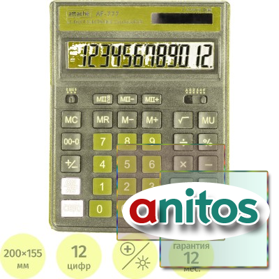 ����������� ���������� ����/� Attache AF-777,12�,��.���,200x155��, ������