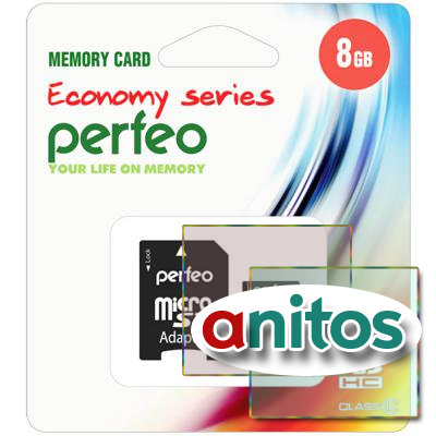   Perfeo microSD 8GB High-Capacity (Class 10) economy series