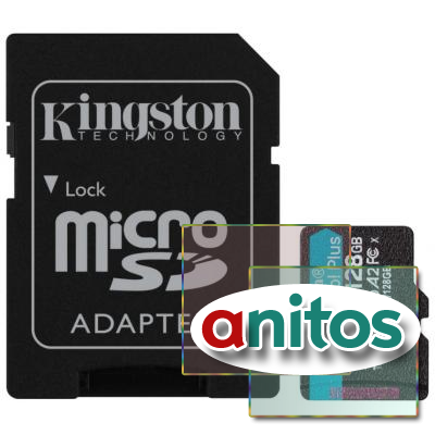   Kingston Canvas Go! Plus microSDXC UHS-I Cl10 +, SDCG3/128Gb