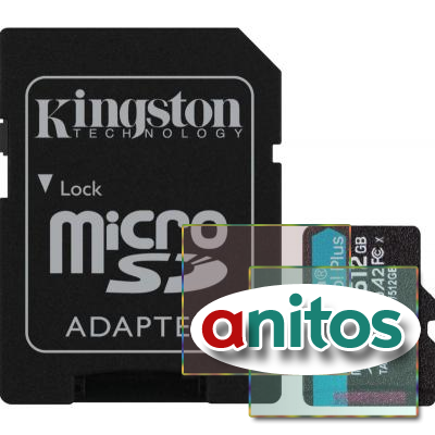   Kingston Canvas Go! Plus microSDXC UHS-I Cl10 +, SDCG3/512Gb