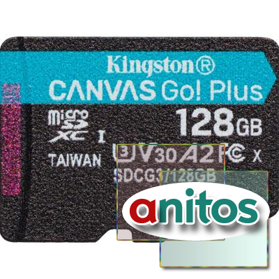   Kingston Canvas Go! Plus microSDXC UHS-I Cl10, SDCG3/128GBSP