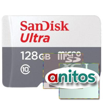  SanDisk Ultra microSDXC UHS-I Cl10, SDSQUNR-128G-GN6MN