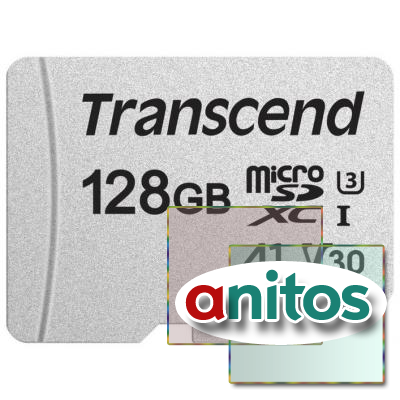   Transcend 300S microSDXC 128Gb UHS-I A1, TS128GUSD300S