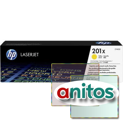   HP 201X CF402X .  CLJ Pro M252/M277