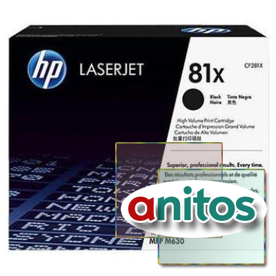   HP 81X CF281X . ..  LJ Pro M630