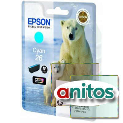   Epson C13T26124012 .  XP600/700/800