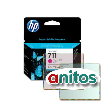   HP 711 CZ135A .  DgnJ T120/520 (3)