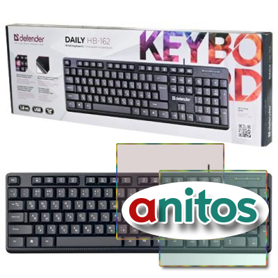 ���������� DEFENDER DAILY HB-162 ��������� ����������,104 ������+ 12 (+FN), 1.8�, ������