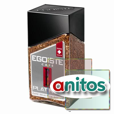 Кофе EGOISTE Platinum растворимый,100г стекло
