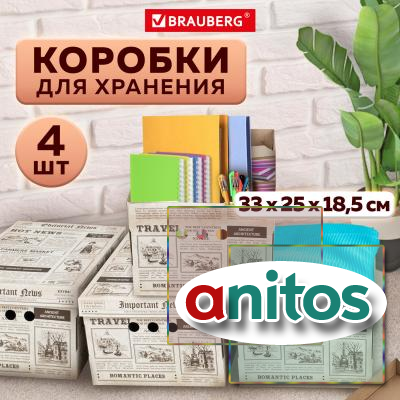 ����� ��� �������� �� �������� ����������������� 330�250�185 ��,�������� 4 ��, BRAUBERG HOME, 271814