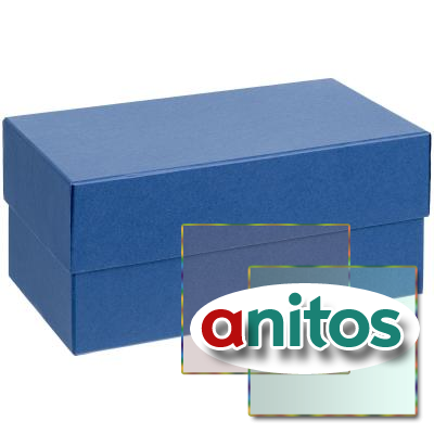 Коробка подарочная  Storeville, 20,2х10,8х9,5см малая, синяя, 16142.44