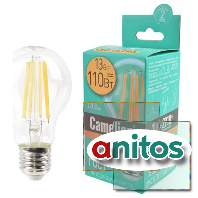   Camelion LED13-A60-FL/830/E27  13 E27 3000K BL1