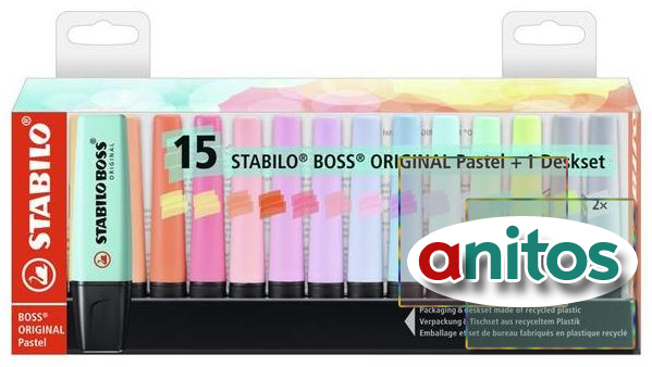 Stabilo boss pastel highlighters sale