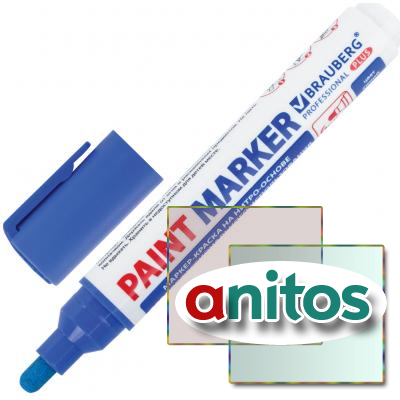 -  (paint marker) 6 , , -, BRAUBERG PRO PLUS EXTRA, 151453