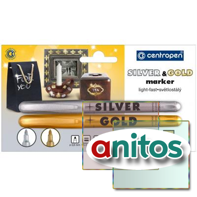 ������� ��� ������������� 2 ����� CENTROPEN, ����������/�������, �������, 1,5-3 ��, 626900201