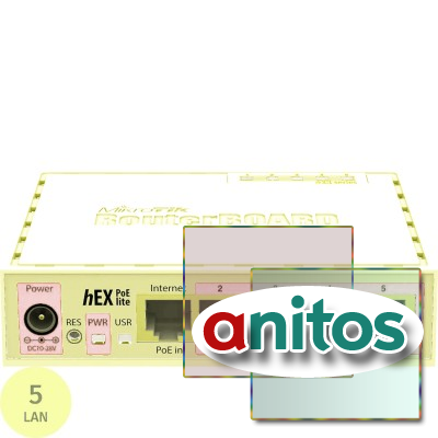 ������������� Mikrotik hEX PoE lite with 650MHz CPU (RB750UPR2)